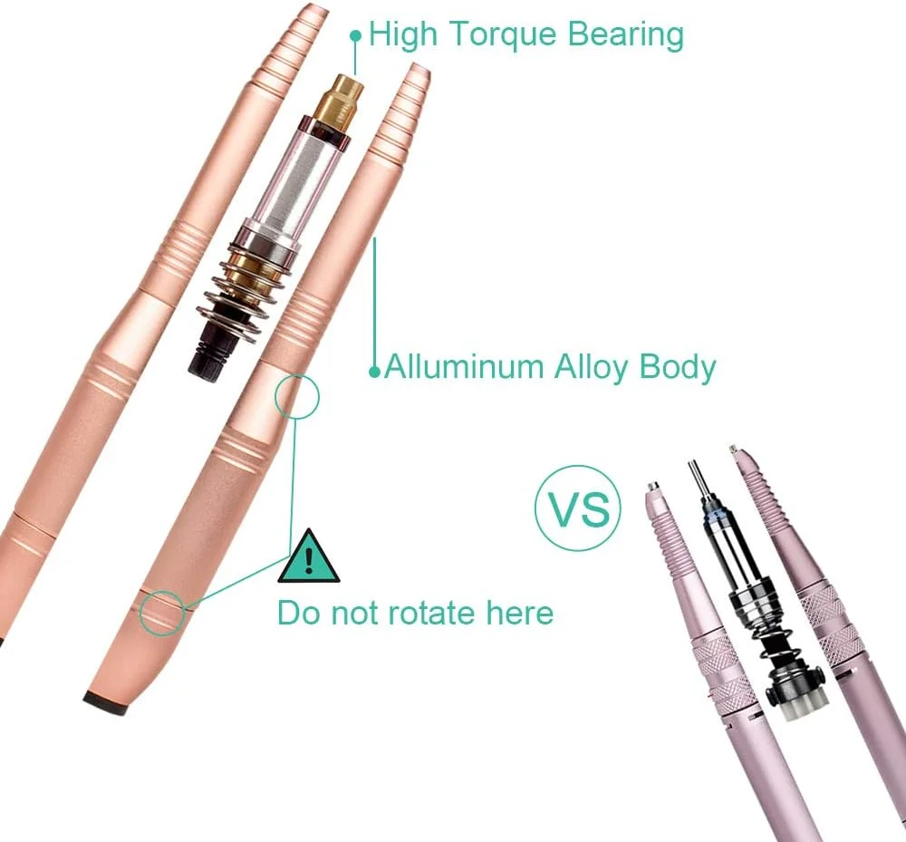 دستگاه سوهان برقی ناخن حرفه ای SEGMINISMART با سرعت 20000 دور در دقیقه، دستگاه جمع و جور سوهان برقی برای مانیکور و پدیکور و پولیش ناخن های اکریلیک مناسب برای استفاده در منزل یا سالن های زیبایی، طلایی دستگاه سوهان برقی ناخن حرفه ای SEGMINISMART با سرعت 20000 دور در دقیقه، دستگاه جمع و جور سوهان برقی برای مانیکور و پدیکور و پولیش ناخن های اکریلیک مناسب برای استفاده در منزل یا سالن های زیبایی، طلایی