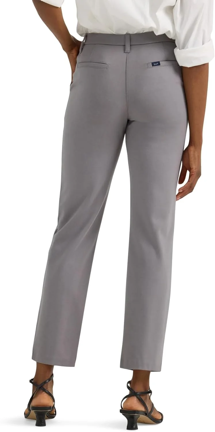 شلوار زنانه لی، فوق العاده راحت، دارای چاک جانبی در قسمت مچ پا