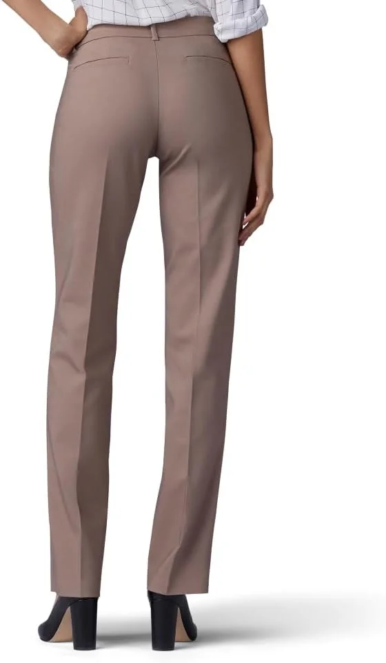 شلوار راسته زنانه لی، رنگ Light Fawn، سایز 50 Short