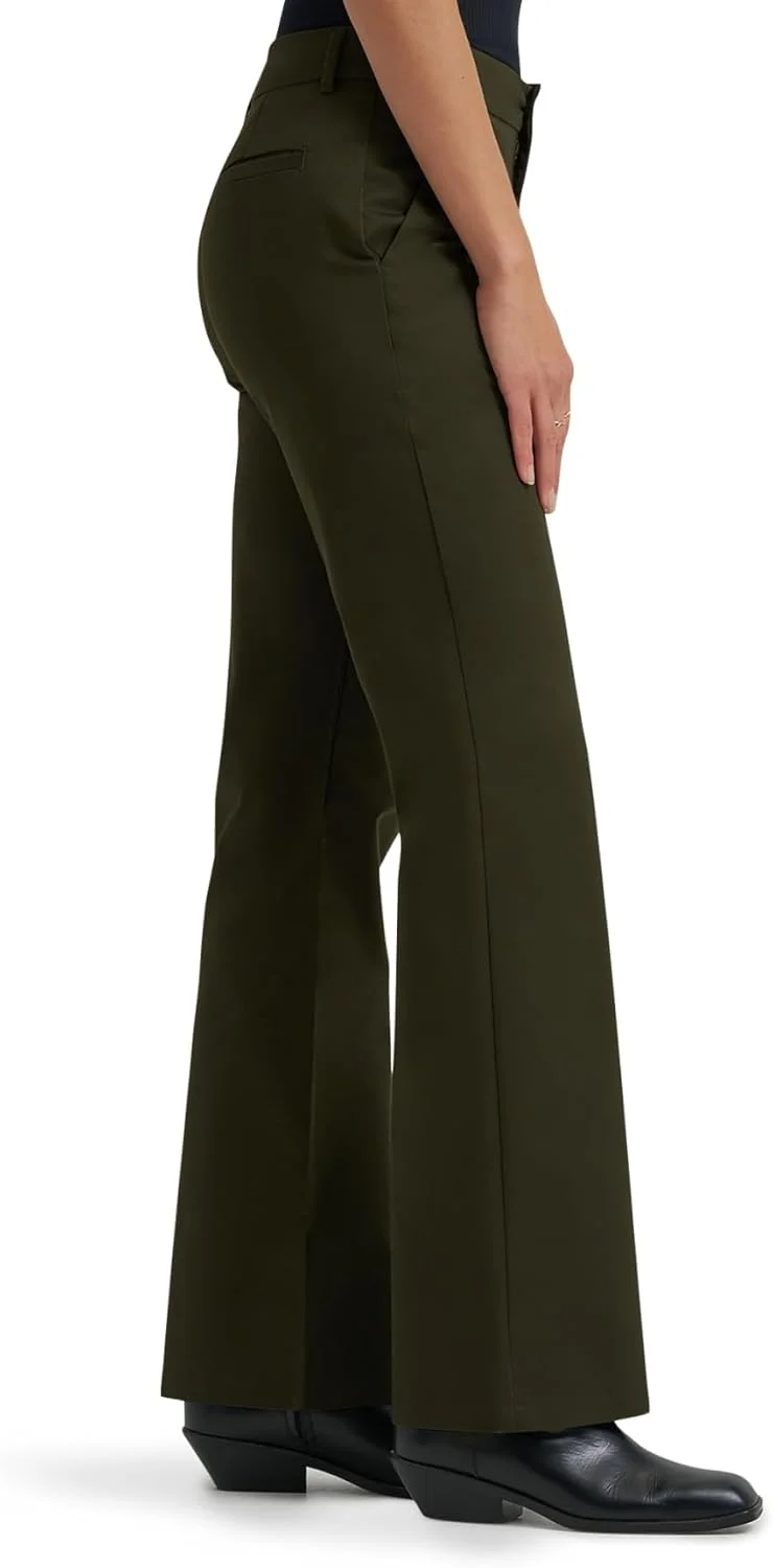 شلوار بوت‌کات زنانه لی، با فاق متوسط و ضد چروک (تک عددی)