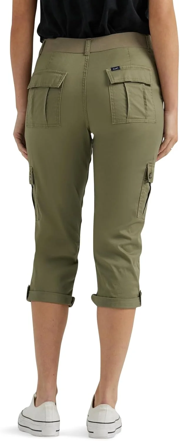 شلوار کتان زنانه لی، فیت آزاد، مدل کارگو شلوار کتان زنانه لی، فیت آزاد، مدل کارگو