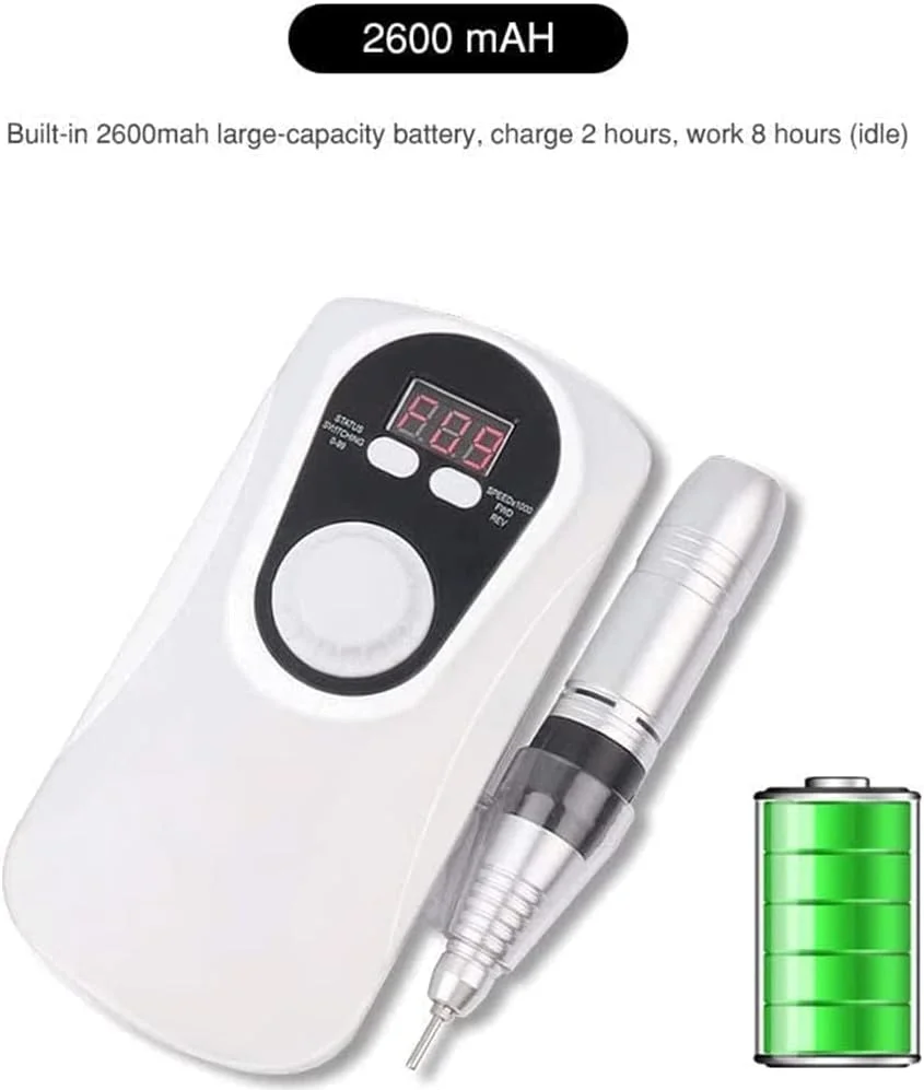 دستگاه سوهان برقی ناخن Zxqiang، پولیش ناخن قابل حمل، ست پولیش ناخن 30000 دور در دقیقه، ابزار پدیکور مانیکور با سری سوهان ناخن، ابزار حرفه ای پدیکور و سوهان ناخن دستگاه سوهان برقی ناخن Zxqiang، پولیش ناخن قابل حمل، ست پولیش ناخن 30000 دور در دقیقه، ابزار پدیکور مانیکور با سری سوهان ناخن، ابزار حرفه ای پدیکور و سوهان ناخن