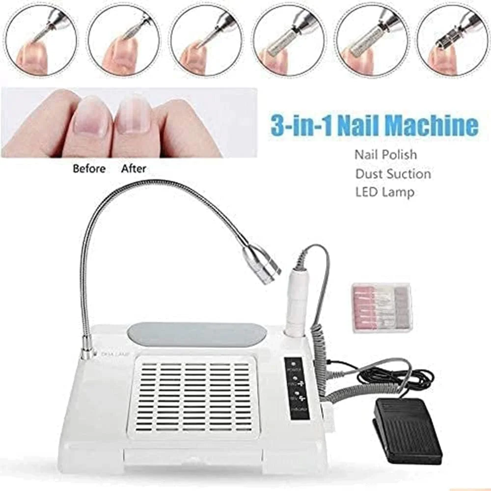 دستگاه سوهان برقی ناخن 3 در 1 Zxqiang، دستگاه سوهان حرفه ای با کیفیت بالا، پولیش ناخن، کیت مانیکور، ابزار سالن ناخن، جاروبرقی پاک کننده ناخن با نور LED، پولیش و سنگ زنی ناخن دستگاه سوهان برقی ناخن 3 در 1 Zxqiang، دستگاه سوهان حرفه ای با کیفیت بالا، پولیش ناخن، کیت مانیکور، ابزار سالن ناخن، جاروبرقی پاک کننده ناخن با نور LED، پولیش و سنگ زنی ناخن