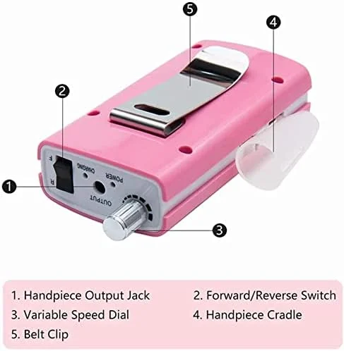 دستگاه سوهان ناخن برقی با کیفیت بالا، ست پولیش ناخن 30000 دور در دقیقه، ابزار مانیکور و پدیکور بی سیم حرفه ای، برای پولیش و ساییدن ناخن های ژلی آکریلیک، قرمز دستگاه سوهان ناخن برقی با کیفیت بالا، ست پولیش ناخن 30000 دور در دقیقه، ابزار مانیکور و پدیکور بی سیم حرفه ای، برای پولیش و ساییدن ناخن های ژلی آکریلیک، قرمز