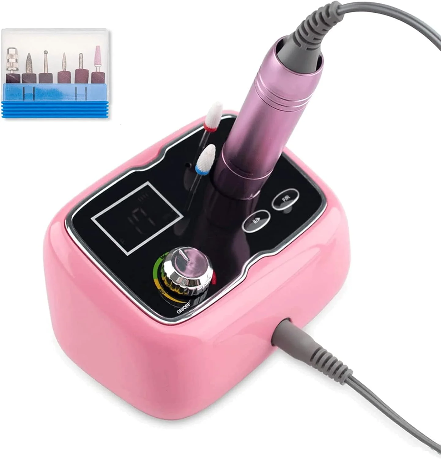 دستگاه سوهان برقی ناخن رومیزی قابل شارژ Zxqiang، دستگاه پولیش ناخن برقی قابل حمل 35000 دور در دقیقه، دستگاه مانیکور مناسب سالن ناخن دستگاه سوهان برقی ناخن رومیزی قابل شارژ Zxqiang، دستگاه پولیش ناخن برقی قابل حمل 35000 دور در دقیقه، دستگاه مانیکور مناسب سالن ناخن