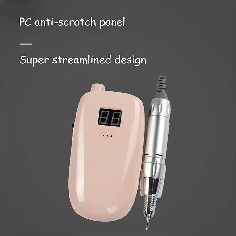 سوهان برقی ناخن شارژی، فایل ناخن برقی بی سیم 35000 دور در دقیقه با صدای کم، ابزار ناخن USB با پد شارژ بی سیم، مناسب برای سالن ناخن، با برد شارژ سریع بی سیم، صورتی سوهان برقی ناخن شارژی، فایل ناخن برقی بی سیم 35000 دور در دقیقه با صدای کم، ابزار ناخن USB با پد شارژ بی سیم، مناسب برای سالن ناخن، با برد شارژ سریع بی سیم، صورتی