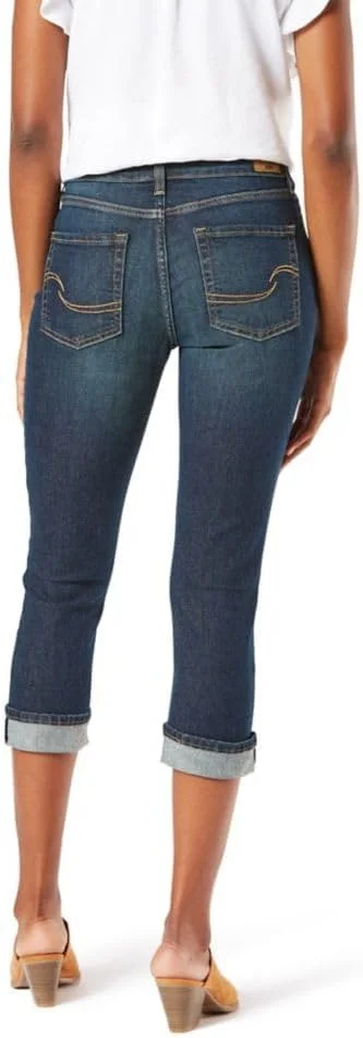 شلوار کتان زنانه با فاق متوسط و برش باریک Signature by Levi Strauss & Co. Gold Label