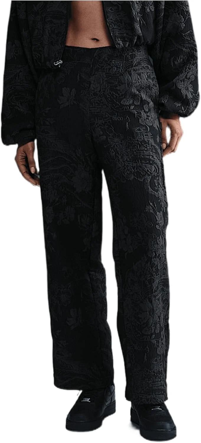 شلوار ورزشی زنانه نایکی NSW CLLCTN JQRD TRK PNT مشکی خاکستری (سفید) سایز M