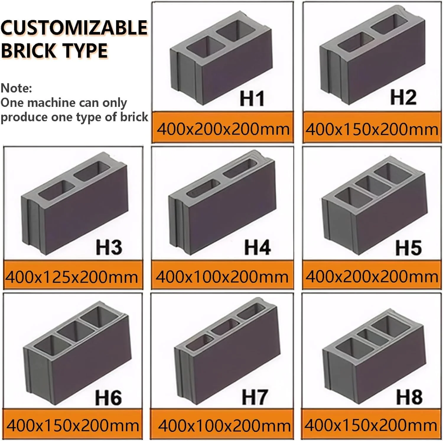 دستگاه پرس بلوک سیمانی برقی ERZJUT با موتور 550 وات، قالب گیری سریع 45 ثانیه ای، 30 آجر در ساعت، قالب های قابل تنظیم، مناسب برای آجرهای پیاده رو، حصارهای آتشدان H5 40X20X20cm دستگاه پرس بلوک سیمانی برقی ERZJUT با موتور 550 وات، قالب گیری سریع 45 ثانیه ای، 30 آجر در ساعت، قالب های قابل تنظیم، مناسب برای آجرهای پیاده رو، حصارهای آتشدان H5 40X20X20cm