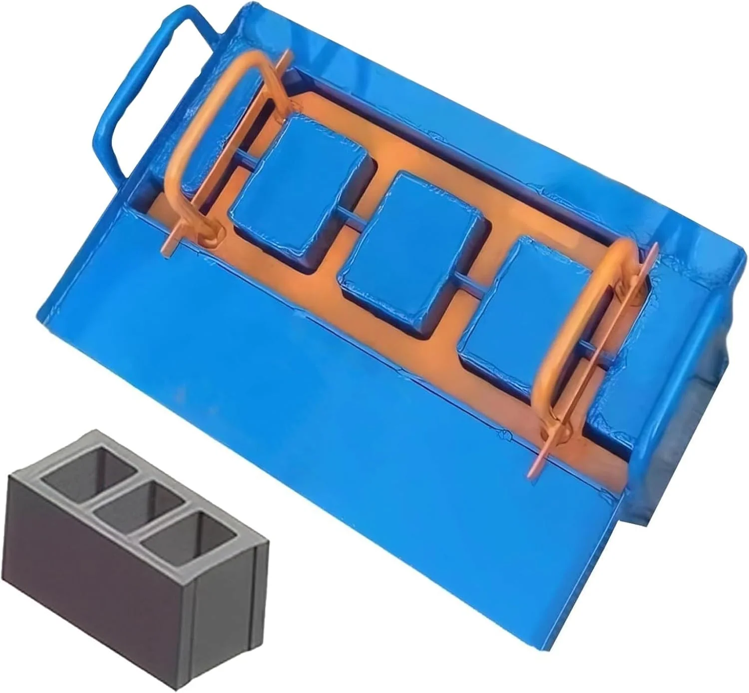 دستگاه ساخت بلوک سیمانی توخالی برقی، دستگاه قالب گیری بلوک سیمانی، قالب گیری سریع 45 ثانیه ای، 30 بلوک در ساعت، سازنده بلوک بتنی، قالب های متعدد اختیاری، برای بلوک های سیمانی و بتنی (H5)