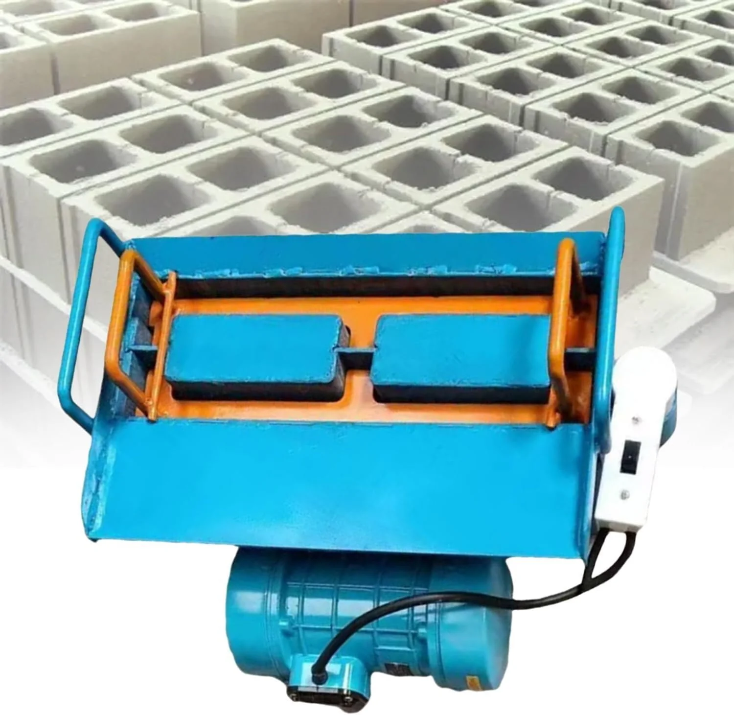 دستگاه ساخت آجر، دستگاه قالب گیری بلوک سیمانی، قالب های متعدد اختیاری، فشار 23kn، شکل دهی سریع 45 ثانیه ای، 30 آجر در ساعت (H4)