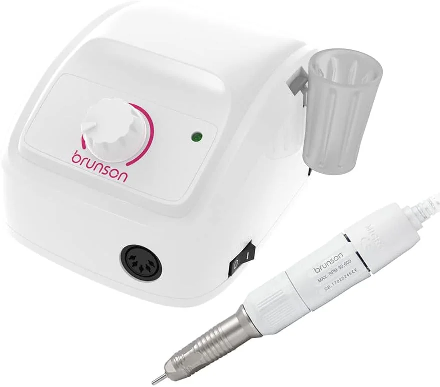 دستگاه سوهان برقی ناخن حرفه ای برونسون برای ناخن های ژلیش و اکریلیک با سرعت 30000 دور در دقیقه دستگاه سوهان برقی ناخن حرفه ای برونسون برای ناخن های ژلیش و اکریلیک با سرعت 30000 دور در دقیقه