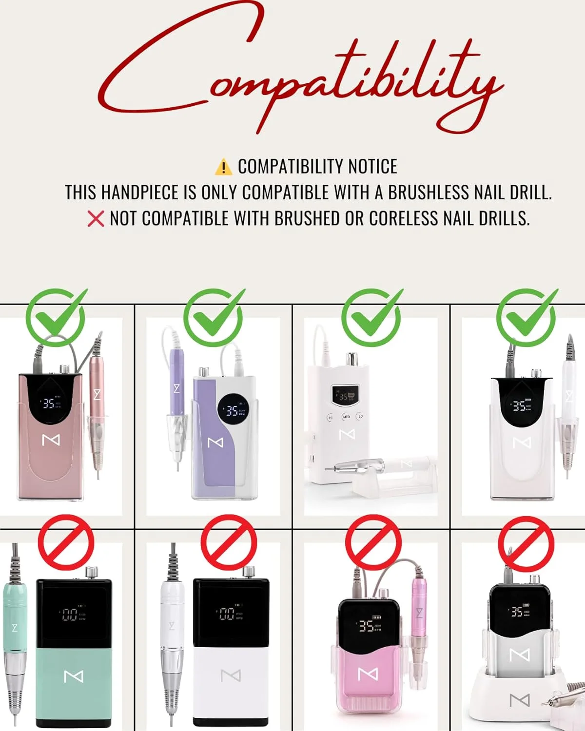 هندپیس موتور براشلس ناخن - 35000 دور در دقیقه | دستگاه شامل نمی شود | سازگار با سیستم دریل ناخن براشلس (هندپیس - پری دریایی) هندپیس موتور براشلس ناخن - 35000 دور در دقیقه | دستگاه شامل نمی شود | سازگار با سیستم دریل ناخن براشلس (هندپیس - پری دریایی)