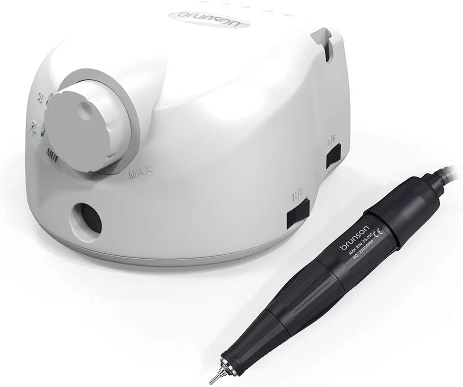دستگاه سوهان برقی ناخن حرفه ای Brunson PRO Master، سوهان برقی ناخن حرفه ای - کیفیت عالی (سفید) دستگاه سوهان برقی ناخن حرفه ای Brunson PRO Master، سوهان برقی ناخن حرفه ای - کیفیت عالی (سفید)