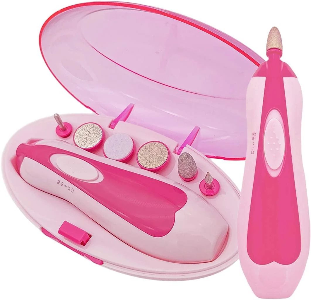 ست مانیکور برقی DIFLY، ابزار پیرایش و سوهان ناخن با نور LED، مراقبت ملایم و ایمن از ناخن ست مانیکور برقی DIFLY، ابزار پیرایش و سوهان ناخن با نور LED، مراقبت ملایم و ایمن از ناخن