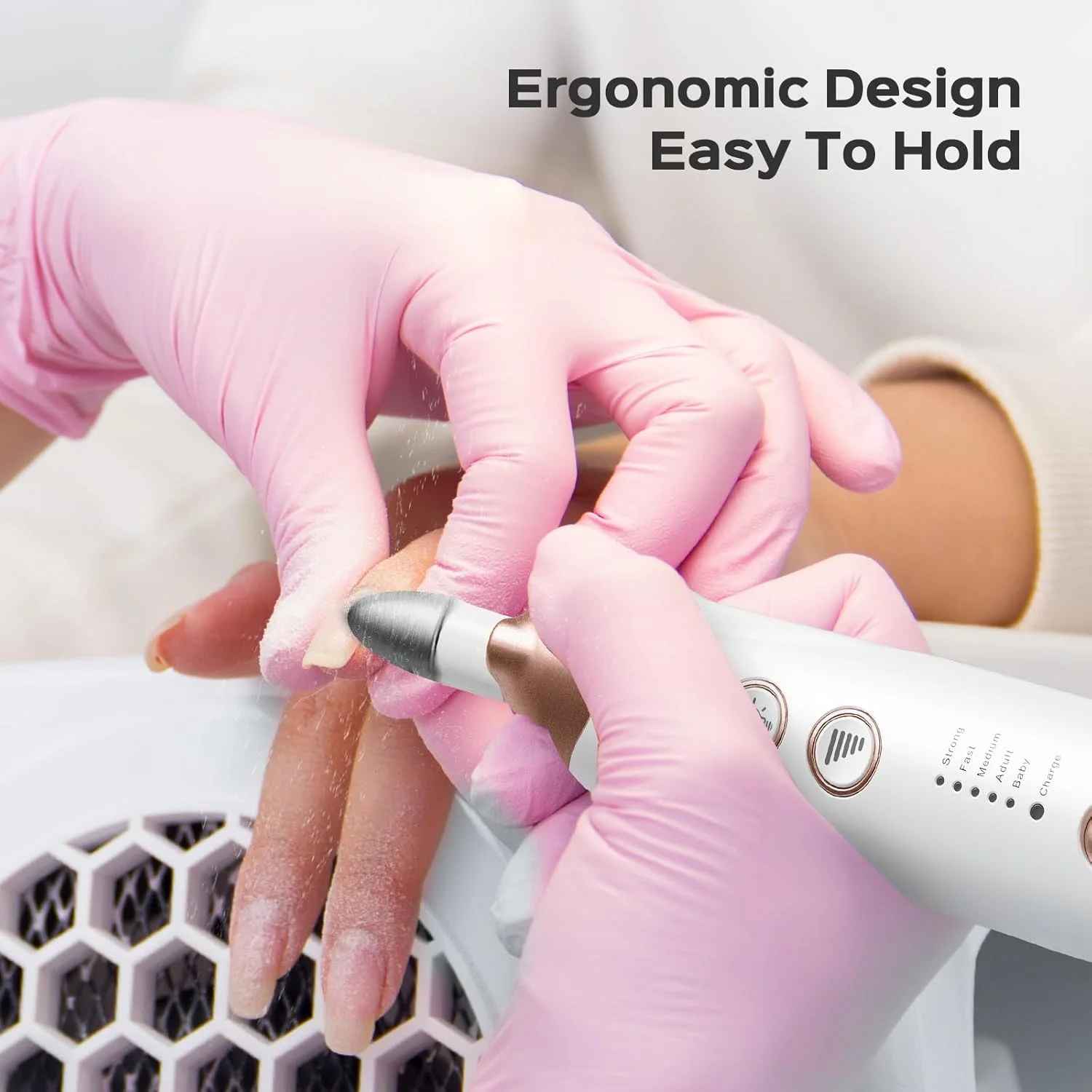 ست مانیکور و پدیکور حرفه ای بی سیم COSLUS: ست سوهان برقی ناخن 8 در 1، دستگاه سنگ زنی ناخن 5 سرعته برای ناخن های ضخیم، پوست های مرده، با نور LED، مناسب برای مراقبت از دست و پا، بافر و تریمر برای زنان، مردان، نوزادان و حیوانات خانگی ست مانیکور و پدیکور حرفه ای بی سیم COSLUS: ست سوهان برقی ناخن 8 در 1، دستگاه سنگ زنی ناخن 5 سرعته برای ناخن های ضخیم، پوست های مرده، با نور LED، مناسب برای مراقبت از دست و پا، بافر و تریمر برای زنان، مردان، نوزادان و حیوانات خانگی