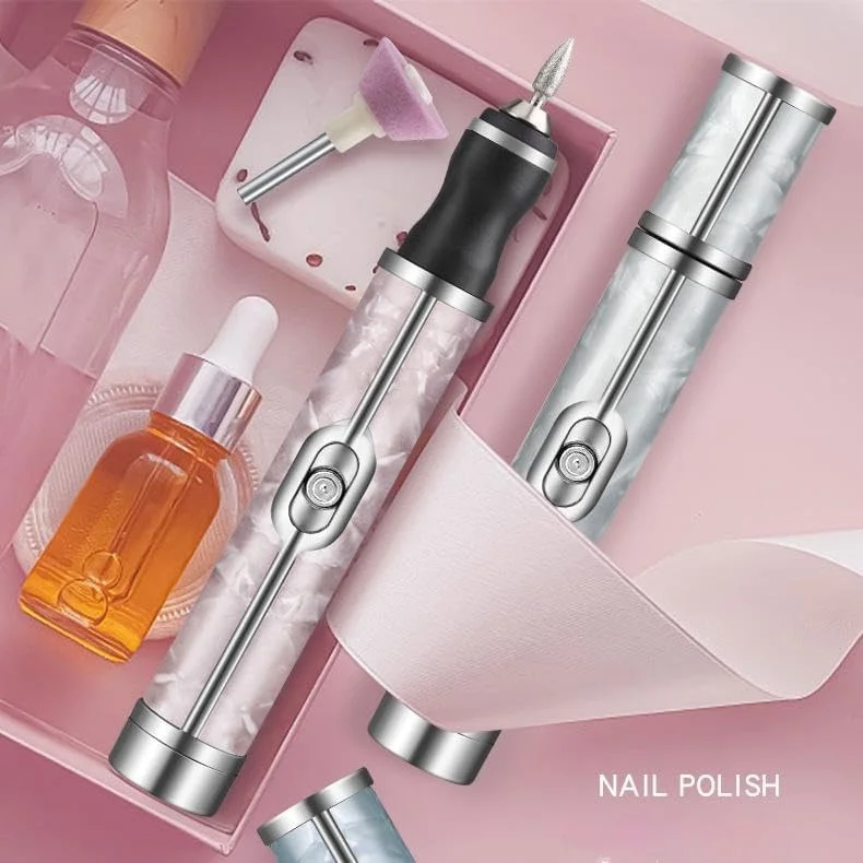 ست سوهان برقی ناخن 18 در 1، 20000 دور در دقیقه، قابل حمل و شارژی، دستگاه سوهان ناخن بی سیم با 4 سرعت، ابزار مراقبت از دست و پا برای ساییدن، مرتب کردن و پولیش ناخن