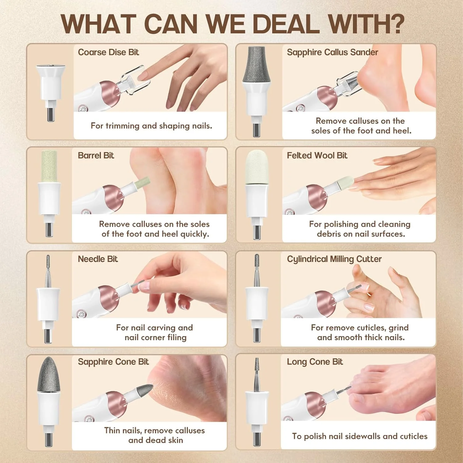 ست مانیکور و پدیکور Eletorot برای پا و دست، سوهان ناخن برقی شارژی بدون سیم با 8 سری، سوهان برقی ناخن پا برای ناخن های ضخیم، هدیه روز ولنتاین برای خانم ها و آقایان ست مانیکور و پدیکور Eletorot برای پا و دست، سوهان ناخن برقی شارژی بدون سیم با 8 سری، سوهان برقی ناخن پا برای ناخن های ضخیم، هدیه روز ولنتاین برای خانم ها و آقایان