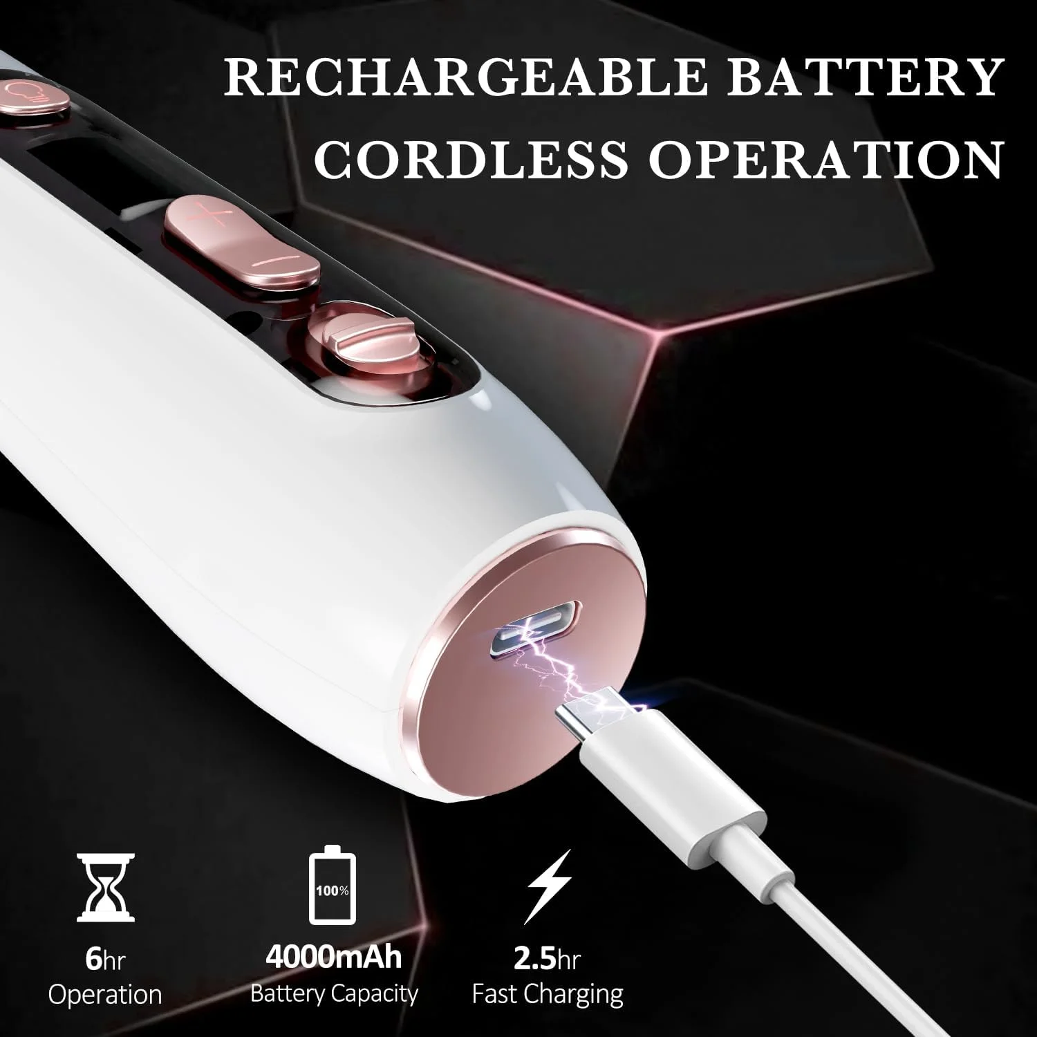 ست مانیکور و پدیکور حرفه ای ENGERWALL، ست سوهان برقی ناخن، دستگاه دریل برقی ناخن قابل حمل و بی سیم، ابزار مراقبت از ناخن با 10 سرعت برای ساییدن، مرتب کردن و پولیش، سفید ست مانیکور و پدیکور حرفه ای ENGERWALL، ست سوهان برقی ناخن، دستگاه دریل برقی ناخن قابل حمل و بی سیم، ابزار مراقبت از ناخن با 10 سرعت برای ساییدن، مرتب کردن و پولیش، سفید