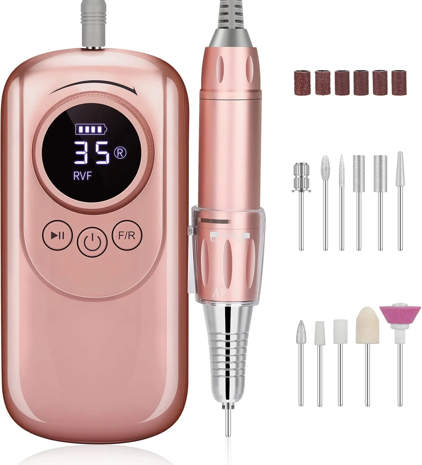 دستگاه سوهان ناخن شارژی 35000 دور در دقیقه، سوهان برقی قابل حمل، کیت سوهان ناخن برقی حرفه ای بی سیم با 11 سری سوهان ناخن برای ناخن های اکریلیک، ژلی، مانیکور پدیکور، شکل دادن و پولیش دستگاه سوهان ناخن شارژی 35000 دور در دقیقه، سوهان برقی قابل حمل، کیت سوهان ناخن برقی حرفه ای بی سیم با 11 سری سوهان ناخن برای ناخن های اکریلیک، ژلی، مانیکور پدیکور، شکل دادن و پولیش