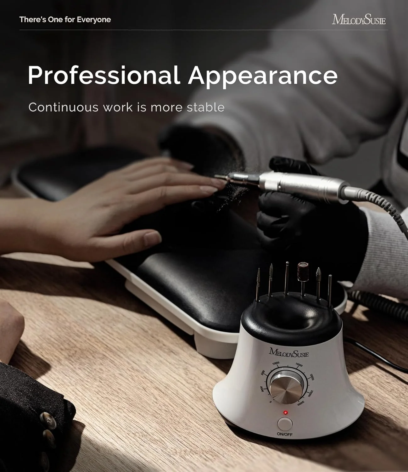 دستگاه سوهان برقی ناخن ملودی سوزی Scarlet 30,000 دور در دقیقه - سرعت بالا، حرارت کم، صدای کم، لرزش کم، حرفه ای