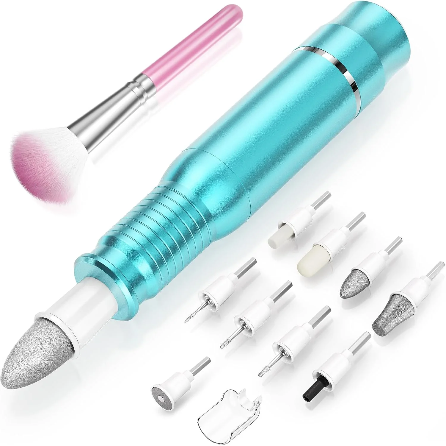 ست حرفه ای مانیکور و پدیکور سوبای، ست دریل برقی ناخن با نمایشگر LED، 25000 دور در دقیقه، 11 قطعه به همراه 20 نوار سنباده، ابزار آسیاب ناخن برای زنان، مردان، نوزادان، حیوانات خانگی، به همراه برس گرد و غبار ست حرفه ای مانیکور و پدیکور سوبای، ست دریل برقی ناخن با نمایشگر LED، 25000 دور در دقیقه، 11 قطعه به همراه 20 نوار سنباده، ابزار آسیاب ناخن برای زنان، مردان، نوزادان، حیوانات خانگی، به همراه برس گرد و غبار