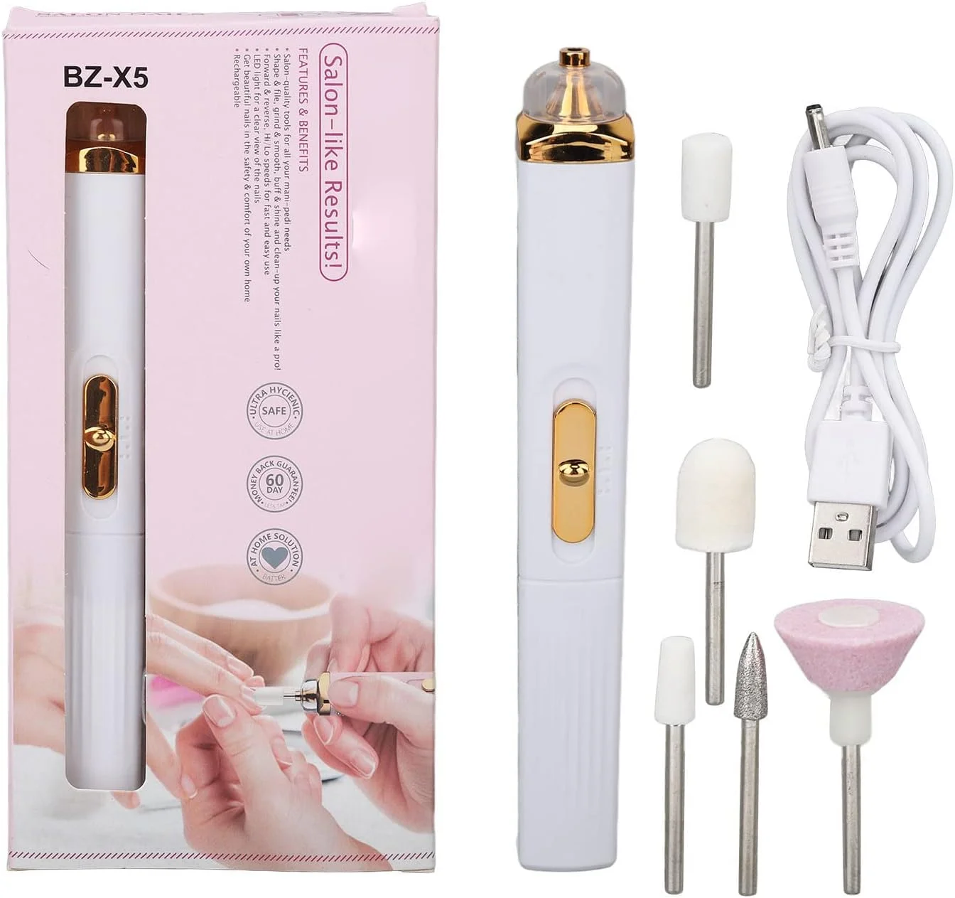 دستگاه سوهان ناخن برقی شارژی USB با 2 سرعت، کیت قابل حمل برای مانیکور و پدیکور، ابزار مراقبت از دست و پا، مناسب برای ساییدن، مرتب کردن، پولیش ناخن های دست و پا دستگاه سوهان ناخن برقی شارژی USB با 2 سرعت، کیت قابل حمل برای مانیکور و پدیکور، ابزار مراقبت از دست و پا، مناسب برای ساییدن، مرتب کردن، پولیش ناخن های دست و پا