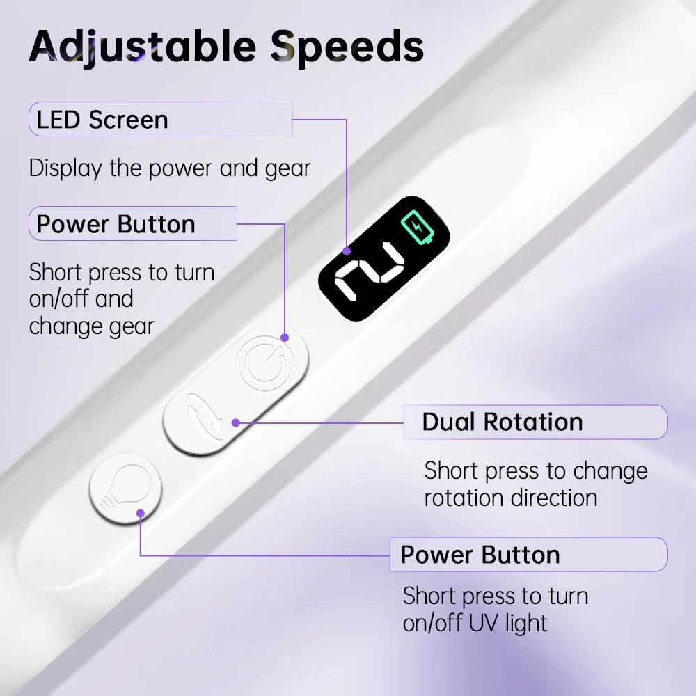 ست سوهان ناخن برقی، کیت دستگاه دریل ناخن، کیت مانیکور پدیکور بی سیم حرفه ای با سری های دریل ناخن برای لاک ناخن و ساییدن ست سوهان ناخن برقی، کیت دستگاه دریل ناخن، کیت مانیکور پدیکور بی سیم حرفه ای با سری های دریل ناخن برای لاک ناخن و ساییدن