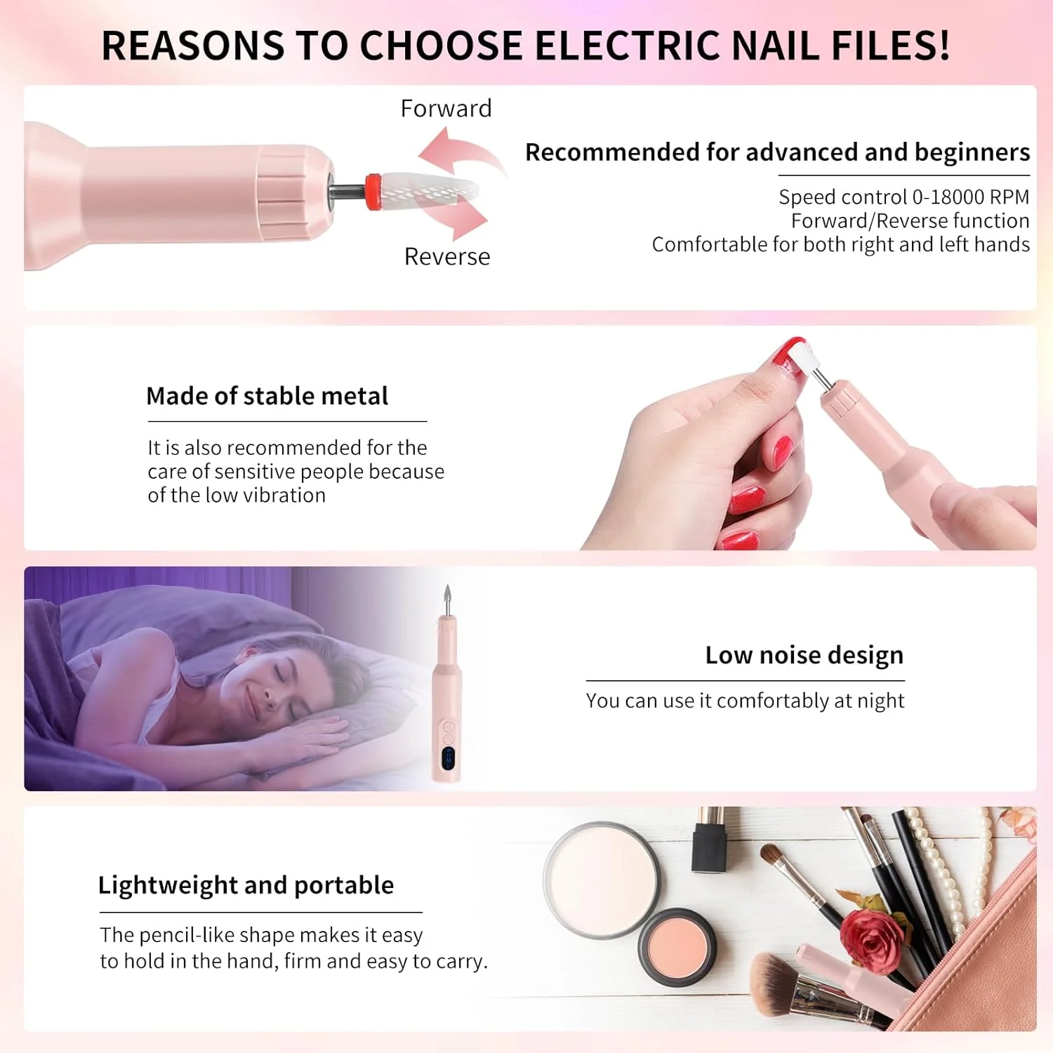 دستگاه سوهان برقی ناخن ولان، سوهان برقی حرفه ای برای ناخن های اکریلیک و ژل، کیت سوهان برقی قابل حمل و بی سیم برای طراحی ابزارهای مانیکور پدیکور و پولیش برای استفاده در منزل دستگاه سوهان برقی ناخن ولان، سوهان برقی حرفه ای برای ناخن های اکریلیک و ژل، کیت سوهان برقی قابل حمل و بی سیم برای طراحی ابزارهای مانیکور پدیکور و پولیش برای استفاده در منزل