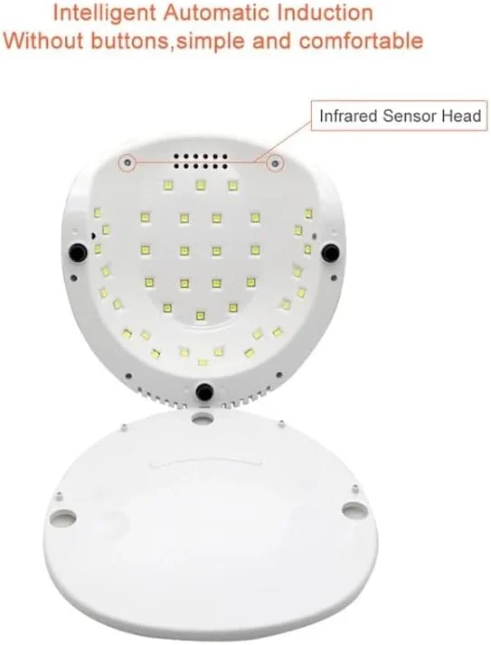 دستگاه خشک کن لاک ناخن برونسون، لامپ ال ای دی یو وی 86 وات با سنسور و صفحه نمایش ال سی دی برای ناخن های ژلی، لامپ ناخن حرفه ای برای طراحی ناخن انگشتان دست و پا با 4 تایمر، مناسب برای همه ژل ها دستگاه خشک کن لاک ناخن برونسون، لامپ ال ای دی یو وی 86 وات با سنسور و صفحه نمایش ال سی دی برای ناخن های ژلی، لامپ ناخن حرفه ای برای طراحی ناخن انگشتان دست و پا با 4 تایمر، مناسب برای همه ژل ها