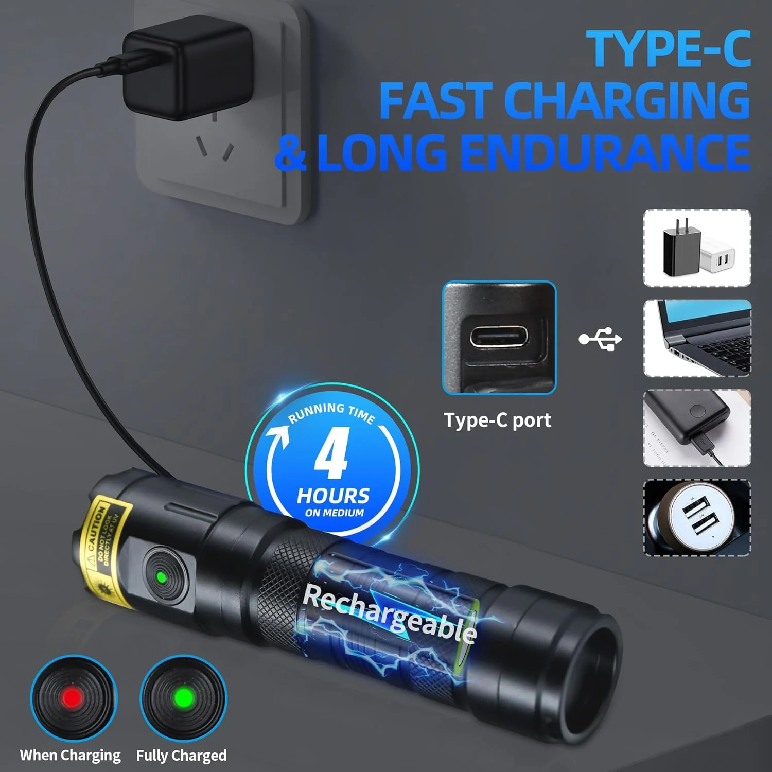 چراغ قوه فرابنفش DARKDAWN با طول موج 365 نانومتر، قدرت بالا 20 وات، قابل شارژ با USB-C به همراه آینه سیاه، چراغ قوه کوچک Woods با 3 LED برای تشخیص ادرار سگ/گربه، شناسایی ضد جعل چراغ قوه فرابنفش DARKDAWN با طول موج 365 نانومتر، قدرت بالا 20 وات، قابل شارژ با USB-C به همراه آینه سیاه، چراغ قوه کوچک Woods با 3 LED برای تشخیص ادرار سگ/گربه، شناسایی ضد جعل