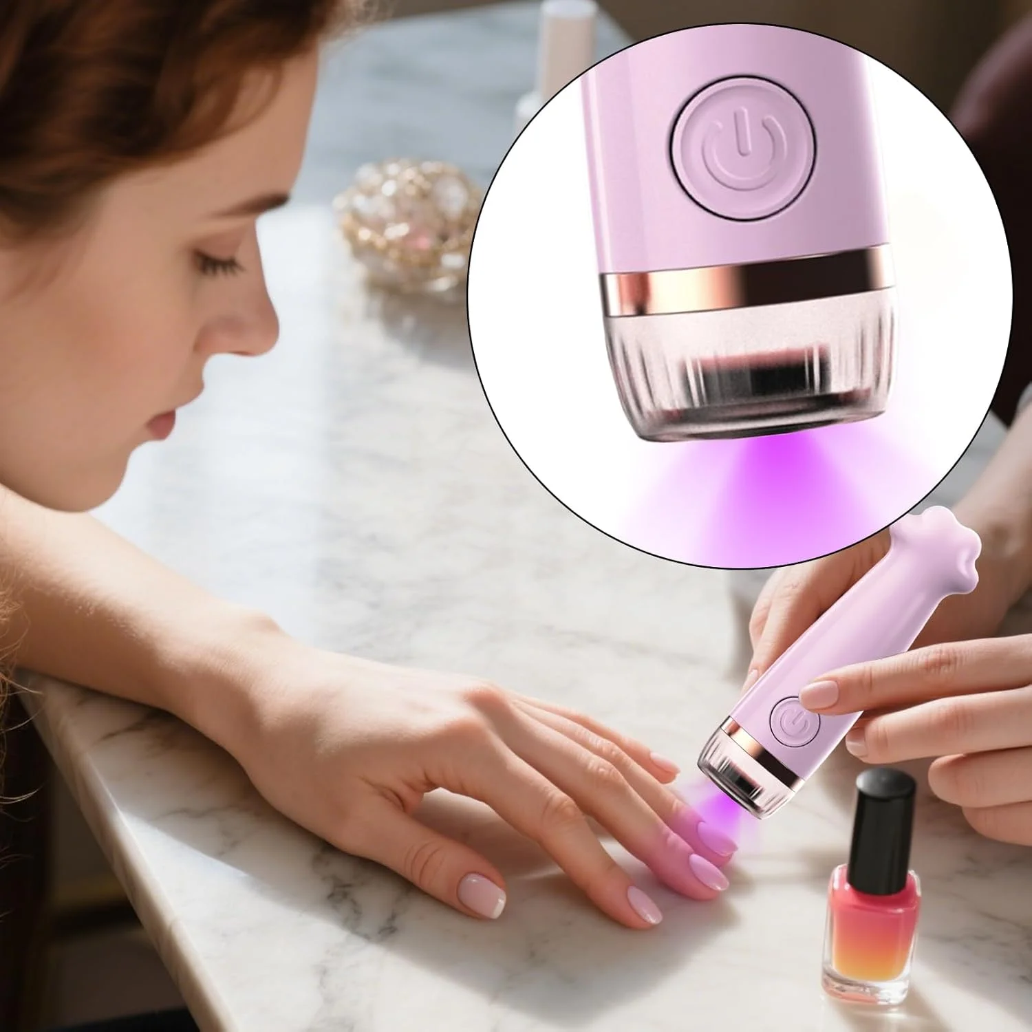 دستگاه خشک کن لاک ناخن LED | دستگاه مانیکور با 2 تنظیمات تایمر | چراغ قابل حمل ناخن آکریلیک - مناسب برای منزل، سالن زیبایی، مسافرت، اداره، آپارتمان، خوابگاه دستگاه خشک کن لاک ناخن LED | دستگاه مانیکور با 2 تنظیمات تایمر | چراغ قابل حمل ناخن آکریلیک - مناسب برای منزل، سالن زیبایی، مسافرت، اداره، آپارتمان، خوابگاه