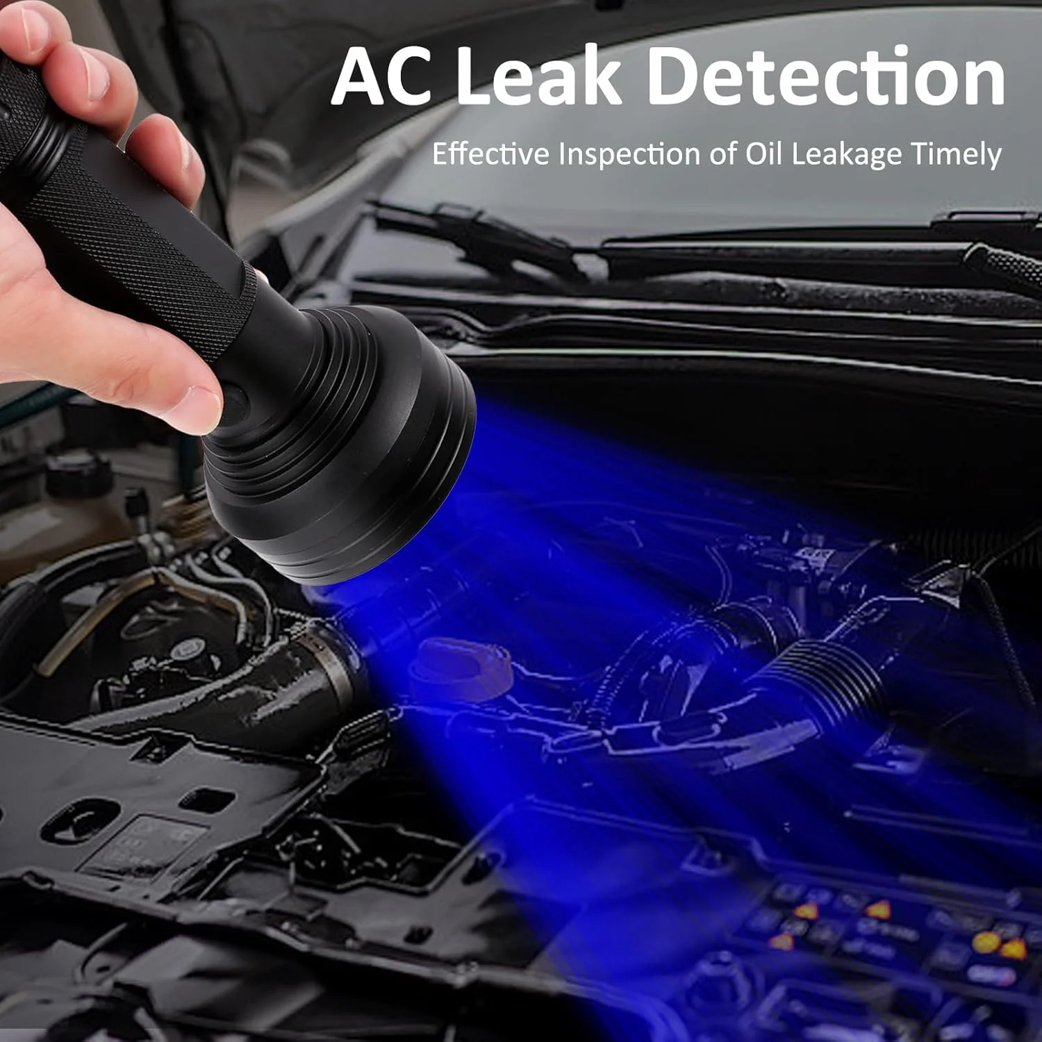 چراغ قوه فرابنفش Eacam - چراغ فرابنفش Eacam با 68 LED و طول موج 395 نانومتر، چراغ قوه کوچک قابل حمل برای تشخیص ادرار سگ/گربه، لکه های خشک چراغ قوه فرابنفش Eacam - چراغ فرابنفش Eacam با 68 LED و طول موج 395 نانومتر، چراغ قوه کوچک قابل حمل برای تشخیص ادرار سگ/گربه، لکه های خشک