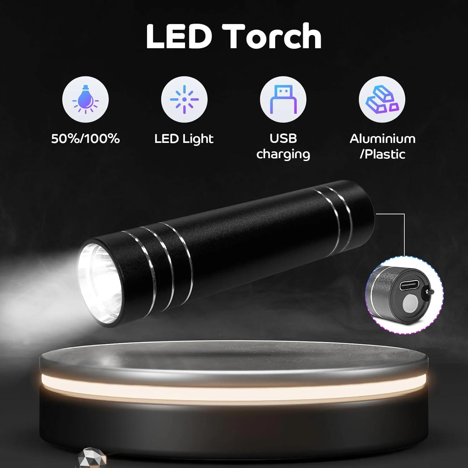 چراغ قوه UV LED هاتوئراک 395 نانومتری، چراغ قوه مشکی، چراغ قوه UV LED قابل شارژ USB برای ادرار حیوانات خانگی، لکه، فلورسنت، تشخیص نشت، پخت رزین چراغ قوه UV LED هاتوئراک 395 نانومتری، چراغ قوه مشکی، چراغ قوه UV LED قابل شارژ USB برای ادرار حیوانات خانگی، لکه، فلورسنت، تشخیص نشت، پخت رزین