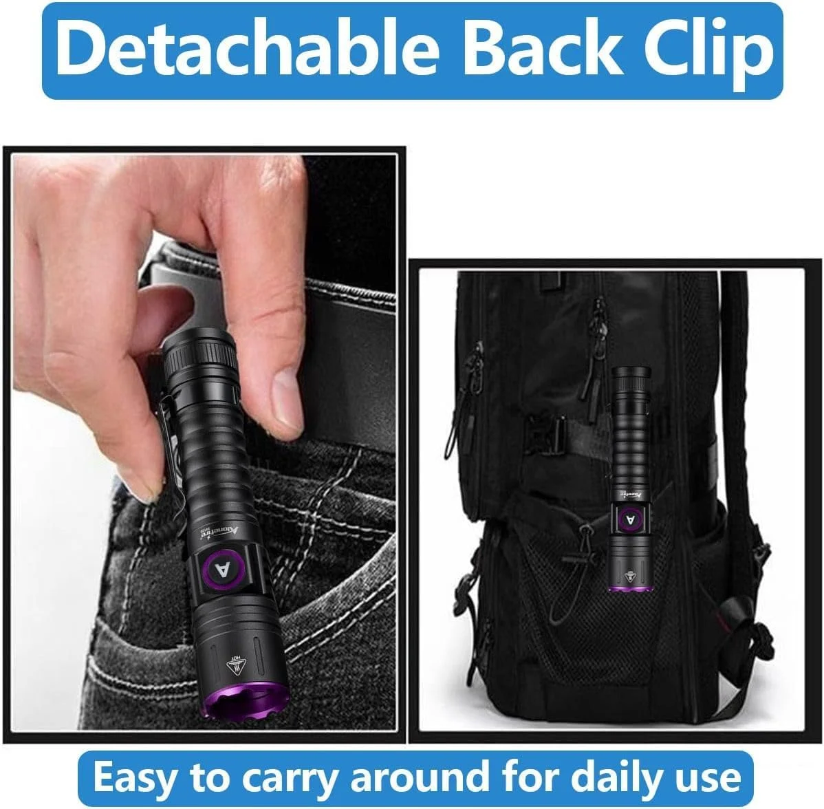 چراغ قوه UV مدل SV103 با طول موج 395 نانومتر، چراغ سیاه قابل شارژ USB-C به همراه باتری، لامپ فرابنفش برای خشک کردن رزین، تشخیص ادرار حیوانات خانگی، عقرب ها، ماهیگیری، مواد معدنی، و تشخیص پول چراغ قوه UV مدل SV103 با طول موج 395 نانومتر، چراغ سیاه قابل شارژ USB-C به همراه باتری، لامپ فرابنفش برای خشک کردن رزین، تشخیص ادرار حیوانات خانگی، عقرب ها، ماهیگیری، مواد معدنی، و تشخیص پول