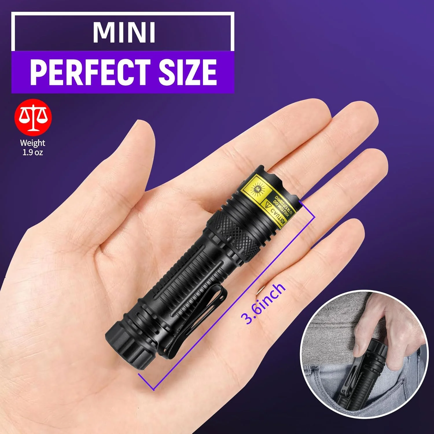 چراغ قوه فرابنفش، چراغ سیاه USB قابل شارژ 395 نانومتری مینی، چراغ قوه دستی قابل حمل LED فرابنفش قدرتمند، برای خشک کردن رزین، شیشه اورانیوم، تشخیص ادرار سگ خانگی چراغ قوه فرابنفش، چراغ سیاه USB قابل شارژ 395 نانومتری مینی، چراغ قوه دستی قابل حمل LED فرابنفش قدرتمند، برای خشک کردن رزین، شیشه اورانیوم، تشخیص ادرار سگ خانگی