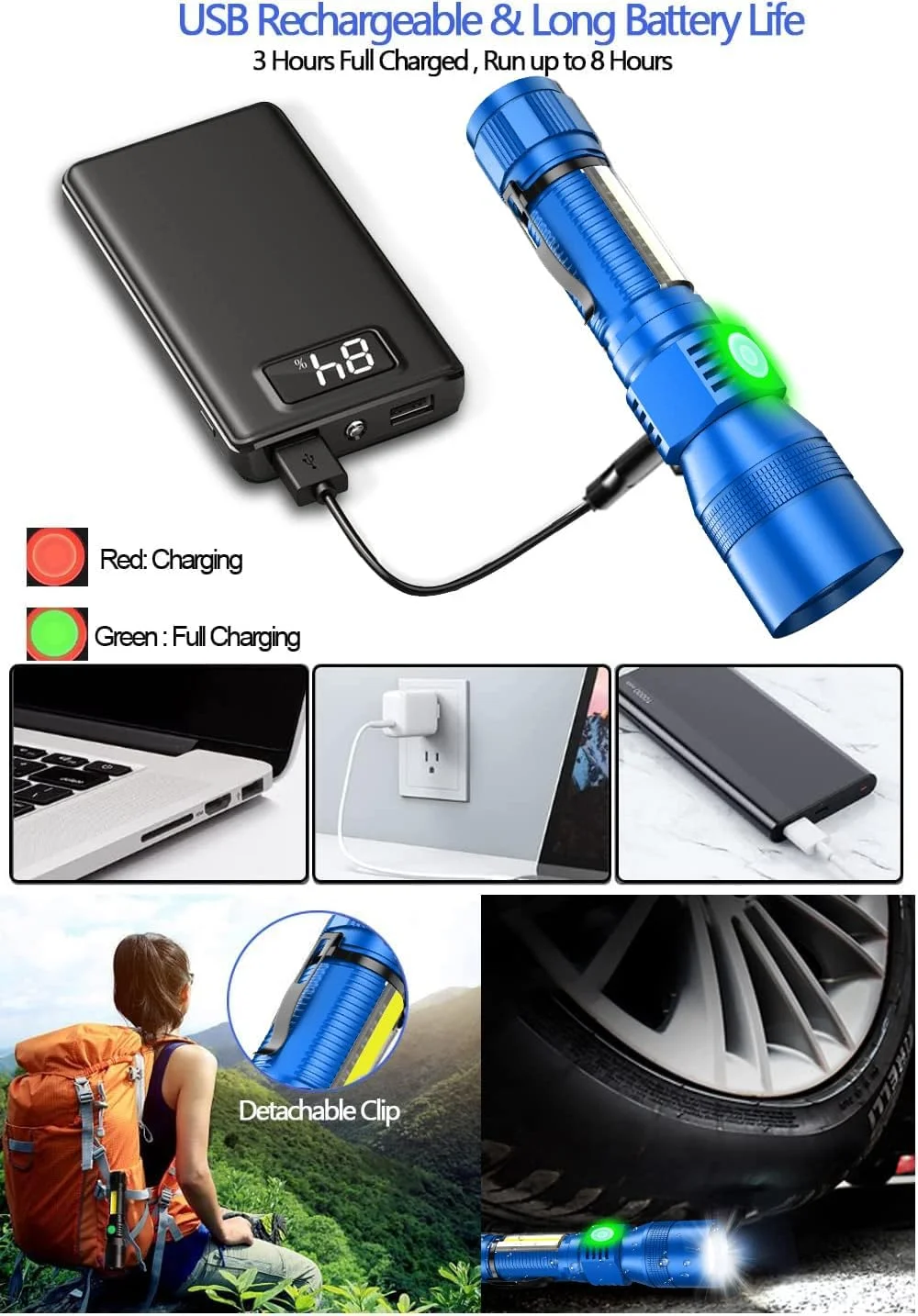 چراغ قوه فرابنفش شارژی، چراغ قوه تاکتیکی فوق العاده روشن 3 در 1، چراغ سیاه فرابنفش LED و نور قرمز، 1500 لومن 7 حالت، زومشدنی، چراغ قوه جیبی ضد آب برای تشخیص لکههای حیوانات خانگی، کمپینگ چراغ قوه فرابنفش شارژی، چراغ قوه تاکتیکی فوق العاده روشن 3 در 1، چراغ سیاه فرابنفش LED و نور قرمز، 1500 لومن 7 حالت، زومشدنی، چراغ قوه جیبی ضد آب برای تشخیص لکههای حیوانات خانگی، کمپینگ