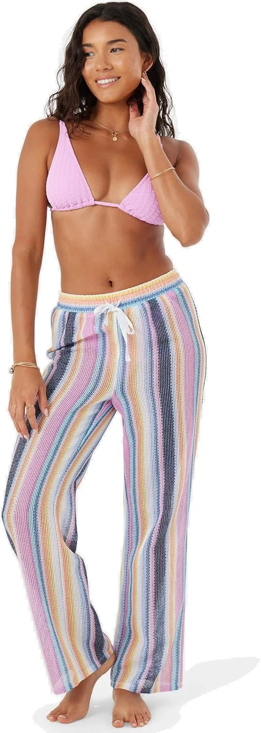 شلوار ساحلی زنانه Roxy - کمر کشی بند دار راحت، مناسب سفر، استفاده روزمره، شلوار تابستانی (بسته 1 عددی) شلوار ساحلی زنانه Roxy - کمر کشی بند دار راحت، مناسب سفر، استفاده روزمره، شلوار تابستانی (بسته 1 عددی)