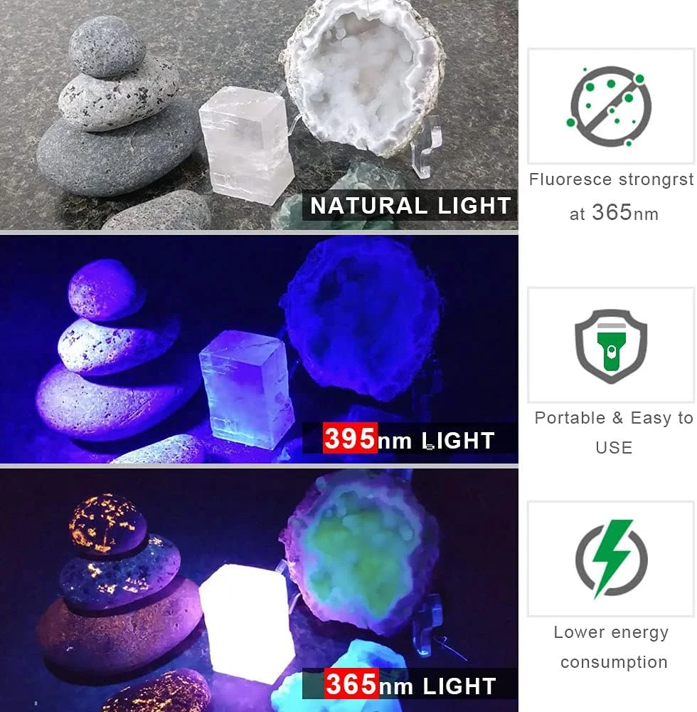 چراغ قوه فرابنفش LBJD، چراغ قوه های قابل شارژ 365 نانومتری با فیلتر 4 LED، قدرت بالا و برد بلند درجه حرفه ای، مناسب برای مصارف تجاری، تشخیص ادرار حیوانات خانگی، رزین، سنگ ها چراغ قوه فرابنفش LBJD، چراغ قوه های قابل شارژ 365 نانومتری با فیلتر 4 LED، قدرت بالا و برد بلند درجه حرفه ای، مناسب برای مصارف تجاری، تشخیص ادرار حیوانات خانگی، رزین، سنگ ها