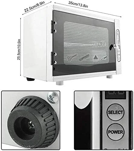 جعبه استریل کننده نور UV، کابینت ضد عفونی کننده UV حرفه ای، ابزار ناخن حوله قیچی با دستگاه استریل کننده با صفحه نمایش LED و تنظیم تایمر. جعبه استریل کننده نور UV، کابینت ضد عفونی کننده UV حرفه ای، ابزار ناخن حوله قیچی با دستگاه استریل کننده با صفحه نمایش LED و تنظیم تایمر.