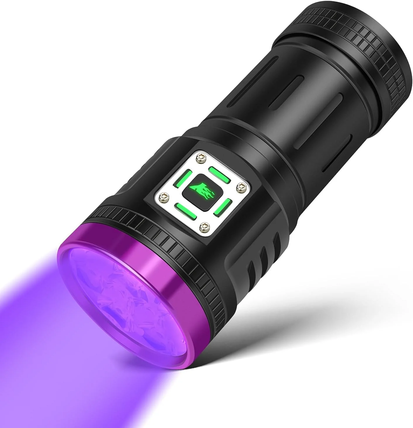 چراغ قوه فرابنفش ۴۵ واتی LUXNOVAQ با قابلیت شارژ USB، چراغ قوه نور سیاه قدرتمند ۹ هسته ای با طول موج ۳۸۵-۳۹۵ نانومتر برای تشخیص ادرار حیوانات خانگی، خشک کردن رزین، بررسی اسکناس، شیشه اورانیوم، عقرب، سنگ ها و نشت AC چراغ قوه فرابنفش ۴۵ واتی LUXNOVAQ با قابلیت شارژ USB، چراغ قوه نور سیاه قدرتمند ۹ هسته ای با طول موج ۳۸۵-۳۹۵ نانومتر برای تشخیص ادرار حیوانات خانگی، خشک کردن رزین، بررسی اسکناس، شیشه اورانیوم، عقرب، سنگ ها و نشت AC