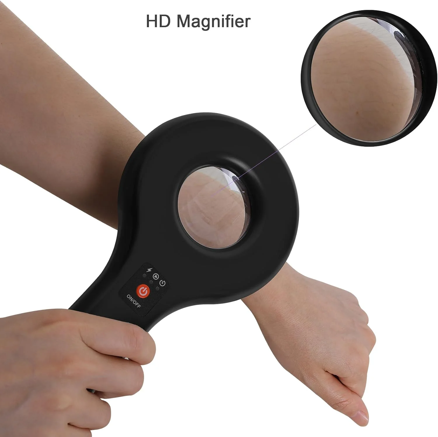 چراغ وود LED نور سیاه برای بررسی پوست چراغ وود LED نور سیاه برای بررسی پوست