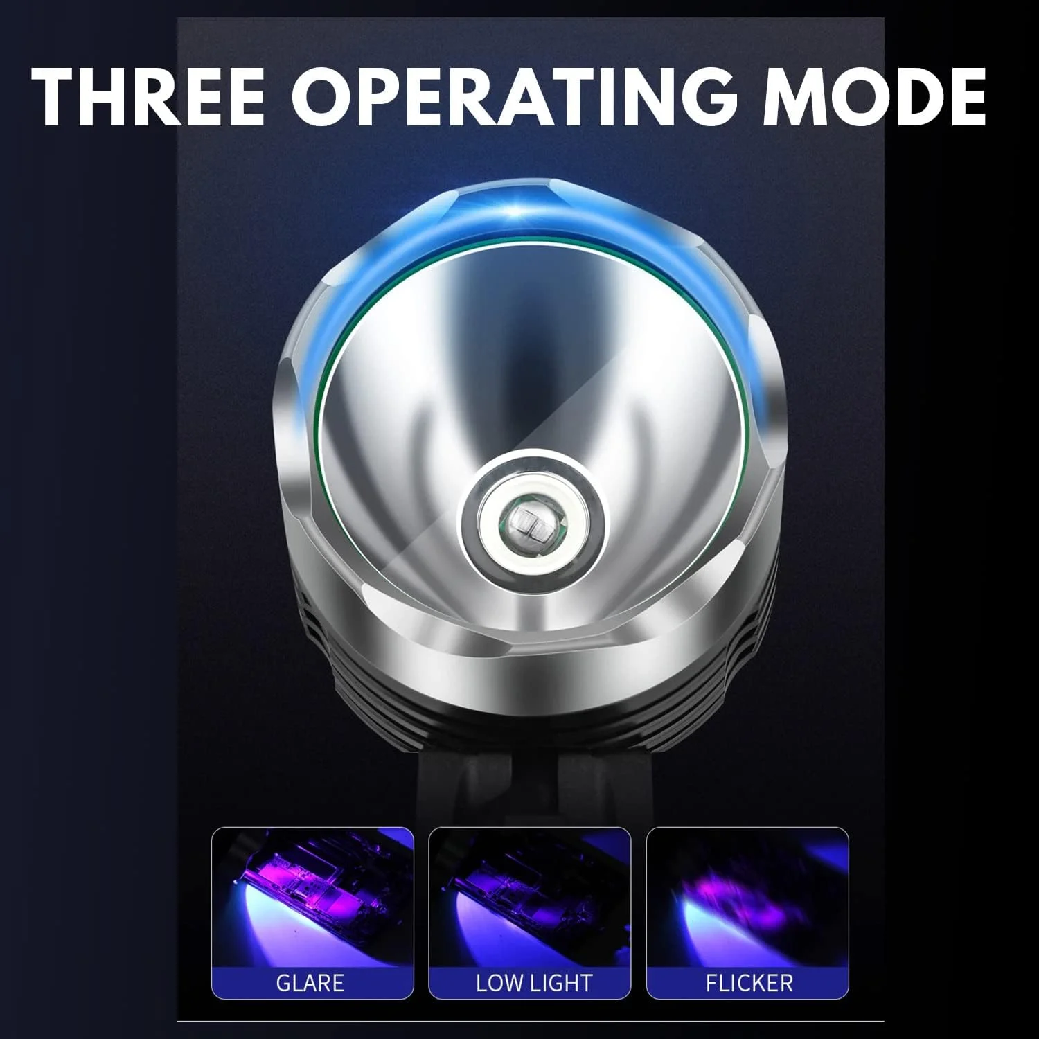 چراغ UV چند منظوره قابل حمل USB مدل T6 NEXT GEEK با LED فرابنفش پرقدرت برای خشک کردن جوهر ماسک UV، رزین، طراحی ناخن، تعمیر مادربرد، DIY و غیره