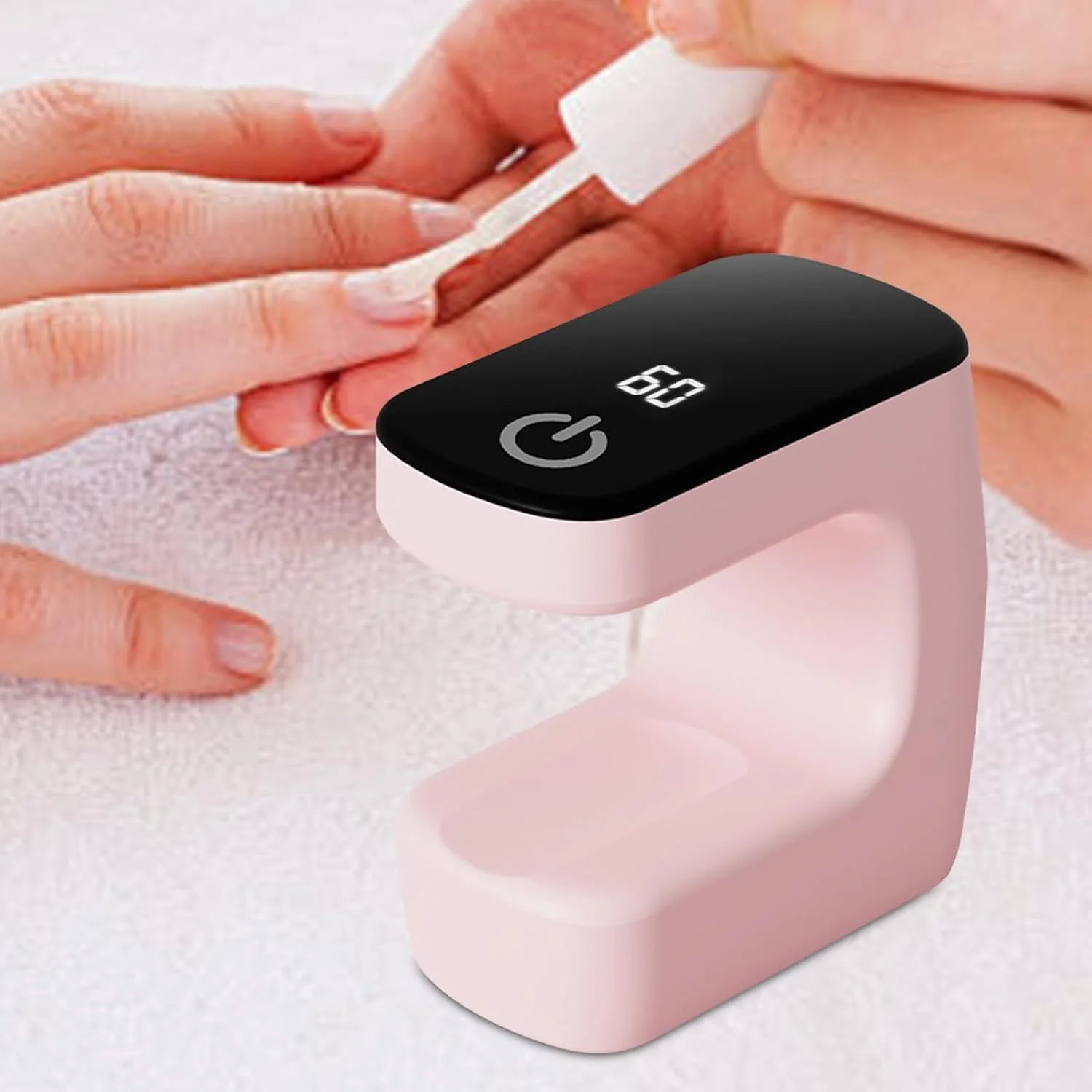 دستگاه خشک کن لاک ناخن UV LED | دستگاه قابل حمل مانیکور برای سالن های حرفه ای، دوستداران زیبایی، فعالیت های کارگاهی، علاقه مندان به منزل، مسافرت و دانشجویان