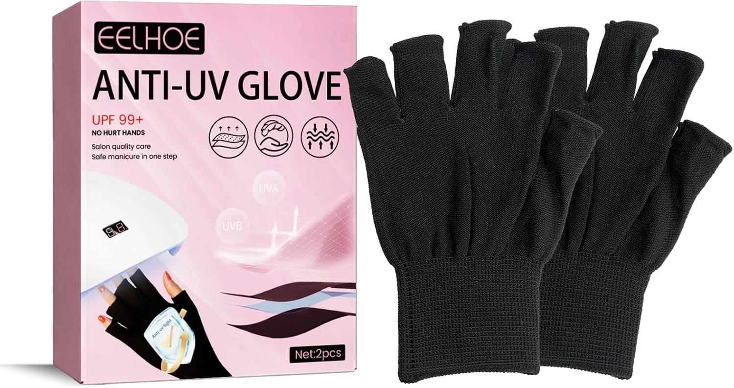 دستکش های مانیکور ژلی محافظت در برابر اشعه ماوراء بنفش، محافظ UV، کشسان، دستکش های بدون انگشت، دستکش های ضد UV ناخن، محافظت از دست ها در برابر چراغ های LED، دستکش های نیم انگشتی برای لاک ناخن، طراحی ناخن، خانه، فضای باز دستکش های مانیکور ژلی محافظت در برابر اشعه ماوراء بنفش، محافظ UV، کشسان، دستکش های بدون انگشت، دستکش های ضد UV ناخن، محافظت از دست ها در برابر چراغ های LED، دستکش های نیم انگشتی برای لاک ناخن، طراحی ناخن، خانه، فضای باز