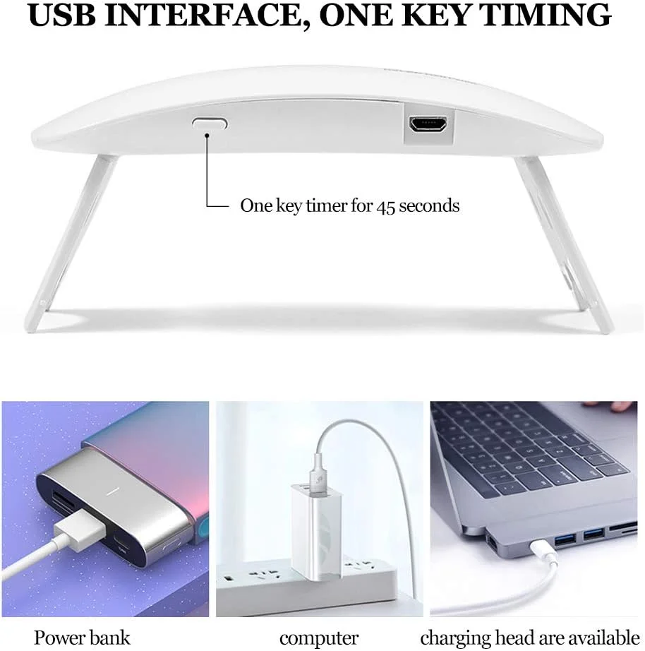 دستگاه خشک کن لاک ناخن LED UV، دستگاه خشک کن ناخن 6 وات، دستگاه حرفه ای خشک کننده ژل LED UV، نور خشک کننده قابل حمل برای مانیکور و ژل سنسور دستگاه خشک کن لاک ناخن LED UV، دستگاه خشک کن ناخن 6 وات، دستگاه حرفه ای خشک کننده ژل LED UV، نور خشک کننده قابل حمل برای مانیکور و ژل سنسور