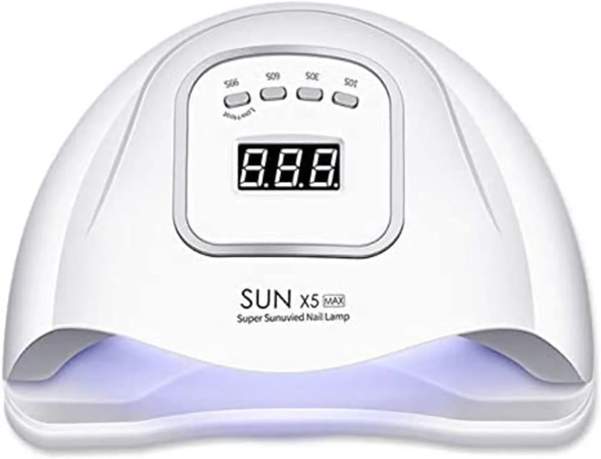 دستگاه خشک کن لاک ژل ناخن LED یو وی 120 وات SKEIDO SUN X5 MAX با 45 لامپ LED، تایمر 30/60/90 ثانیه و سنسور خودکار (سفید) دستگاه خشک کن لاک ژل ناخن LED یو وی 120 وات SKEIDO SUN X5 MAX با 45 لامپ LED، تایمر 30/60/90 ثانیه و سنسور خودکار (سفید)