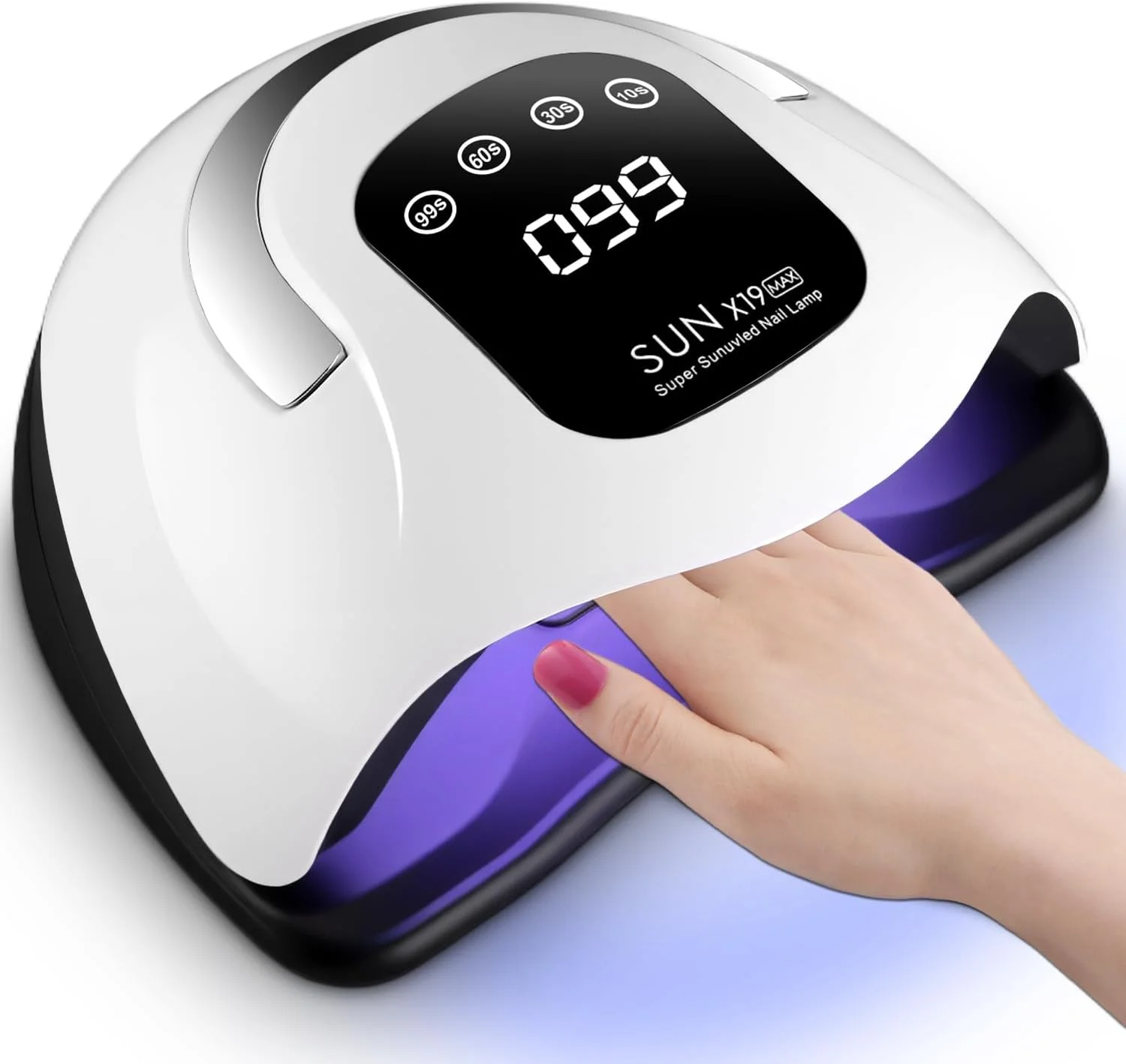 دستگاه خشک کن لاک ژل UV، 320 وات LED با 72 لامپ، سنسور اتوماتیک، 4 تایمر، نمایشگر دیجیتال، مناسب برای ناخن های دست و پا، مناسب استفاده در خانه و سالن دستگاه خشک کن لاک ژل UV، 320 وات LED با 72 لامپ، سنسور اتوماتیک، 4 تایمر، نمایشگر دیجیتال، مناسب برای ناخن های دست و پا، مناسب استفاده در خانه و سالن