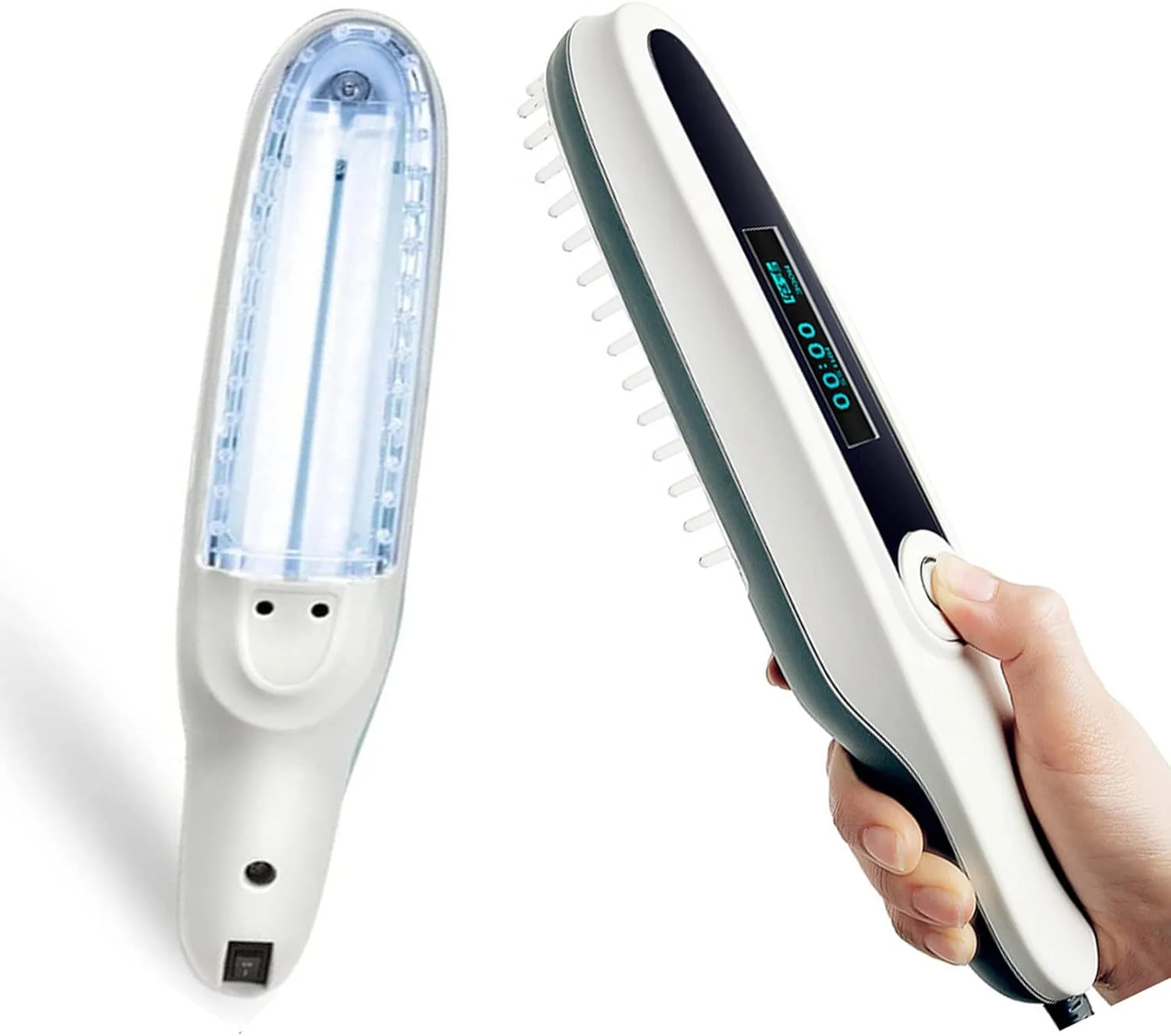 چراغ فتوتراپی باند باریک SOSSEG 311nm، دستگاه چراغ درمانی LED UVB، چراغ های مراقبت از پوست UVB با کنترل تایمر دیجیتال و عینک برای استفاده خانگی قابل حمل (اندازه: 1) چراغ فتوتراپی باند باریک SOSSEG 311nm، دستگاه چراغ درمانی LED UVB، چراغ های مراقبت از پوست UVB با کنترل تایمر دیجیتال و عینک برای استفاده خانگی قابل حمل (اندازه: 1)