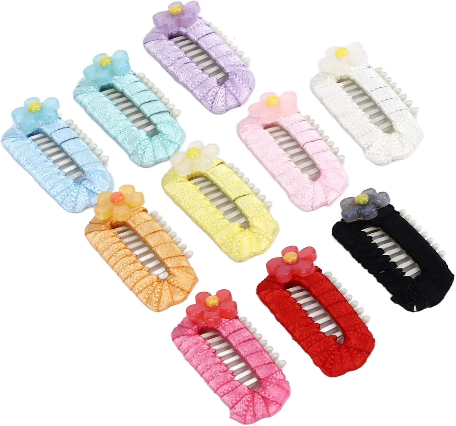 10 عدد گیره موی رنگارنگ حیوانات خانگی - گیره سر برای آراستن موی سگ و گربه های کوچک، لوازم جانبی زیبا برای توله سگ